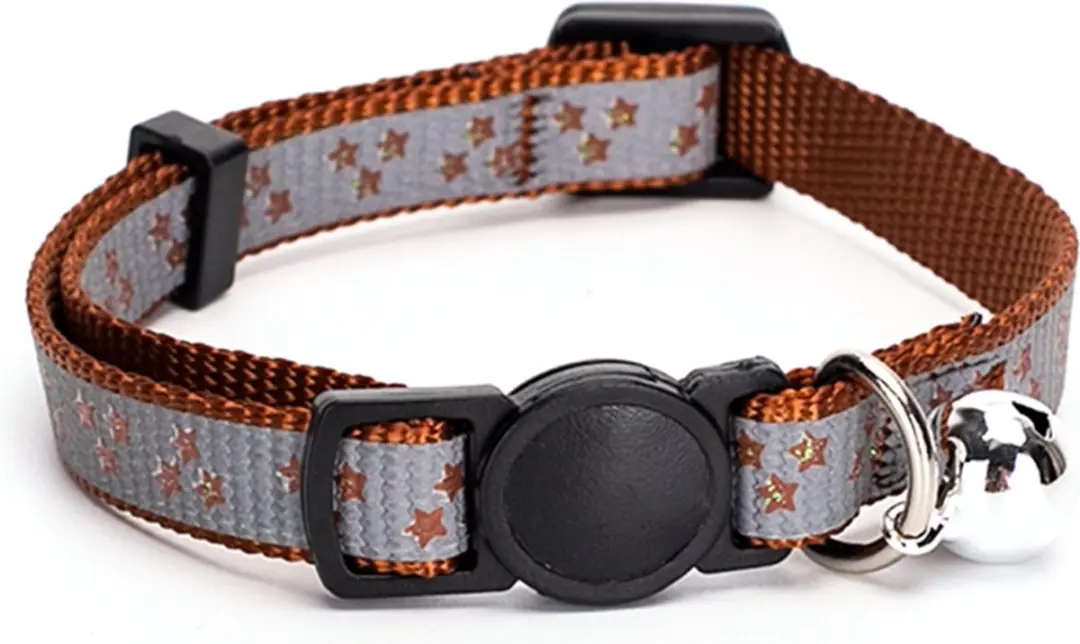 Nobleza Kattenhalsband Reflecterend Bruin