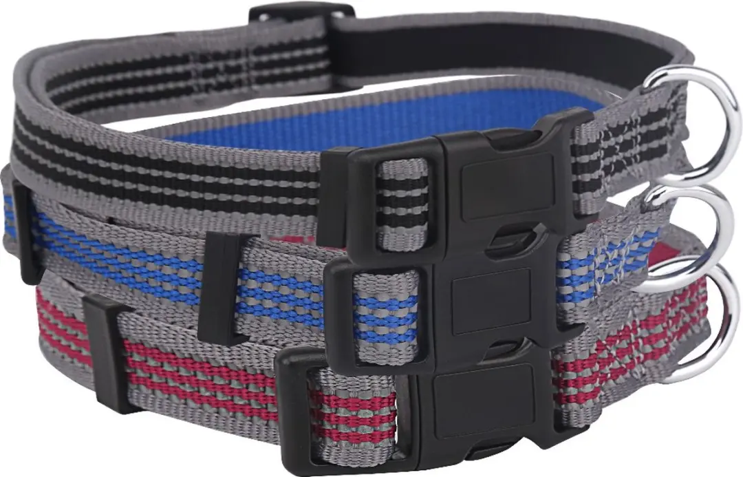 Nobleza Hondenhalsband M 35-50cm - Rood