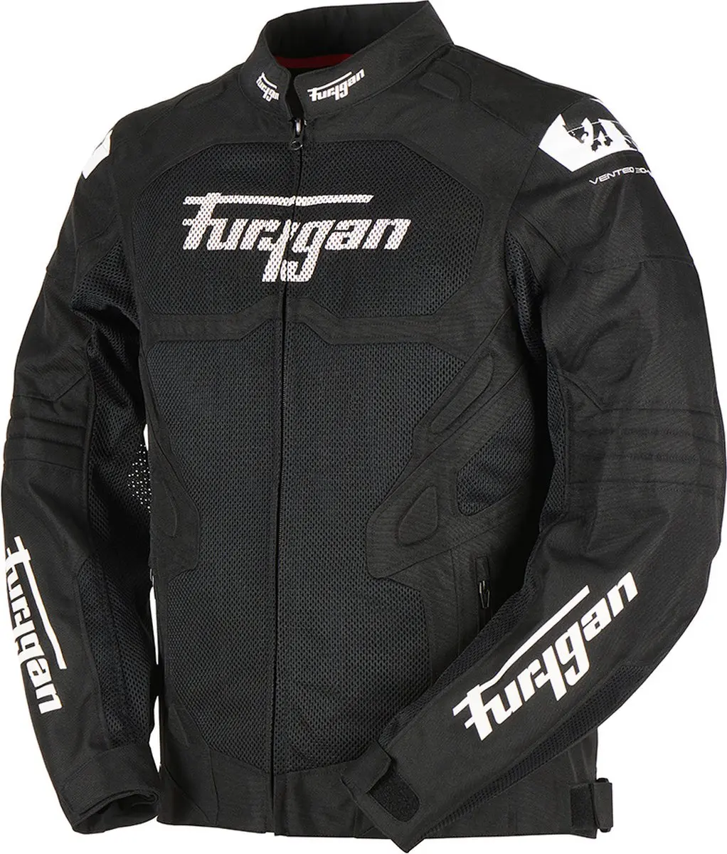 Furygan Atom Vented Evo Jas XXL - Zwart/Wit