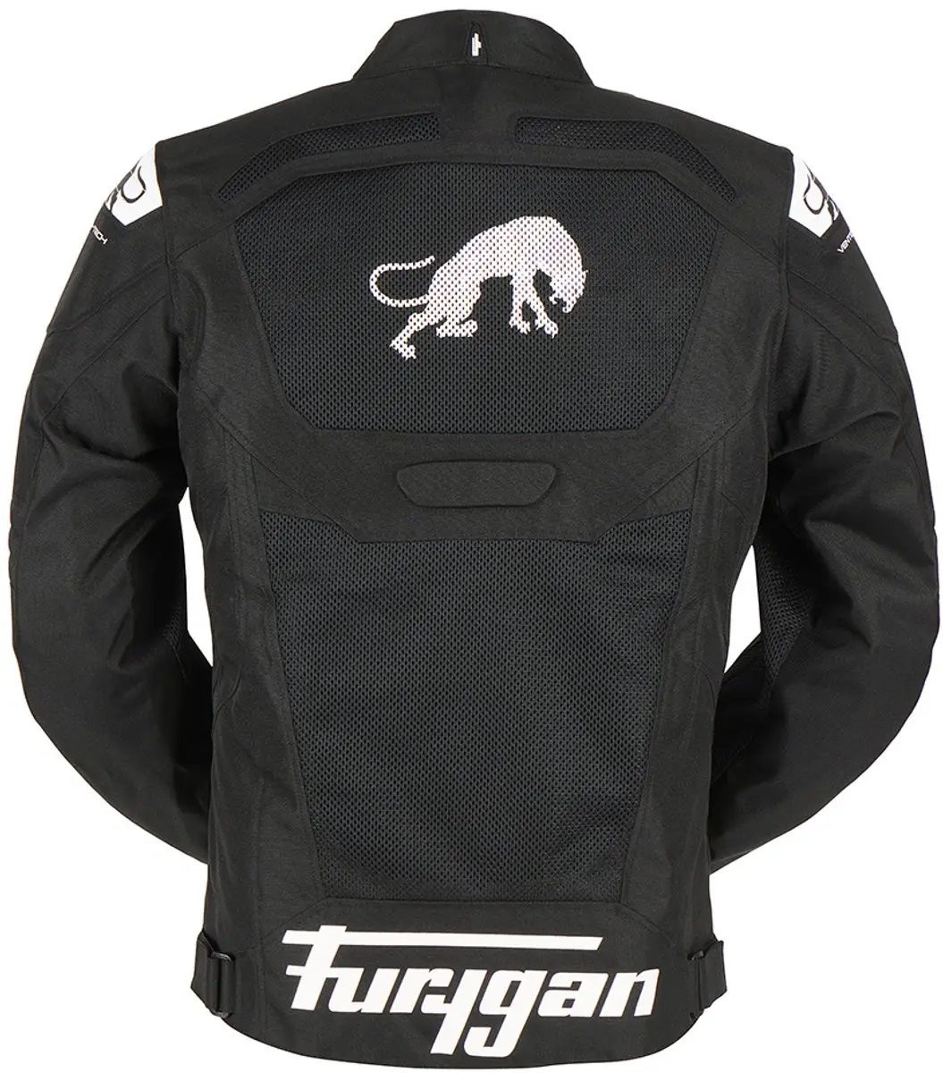 Furygan Atom Vented Evo Jas XXL - Zwart/Wit