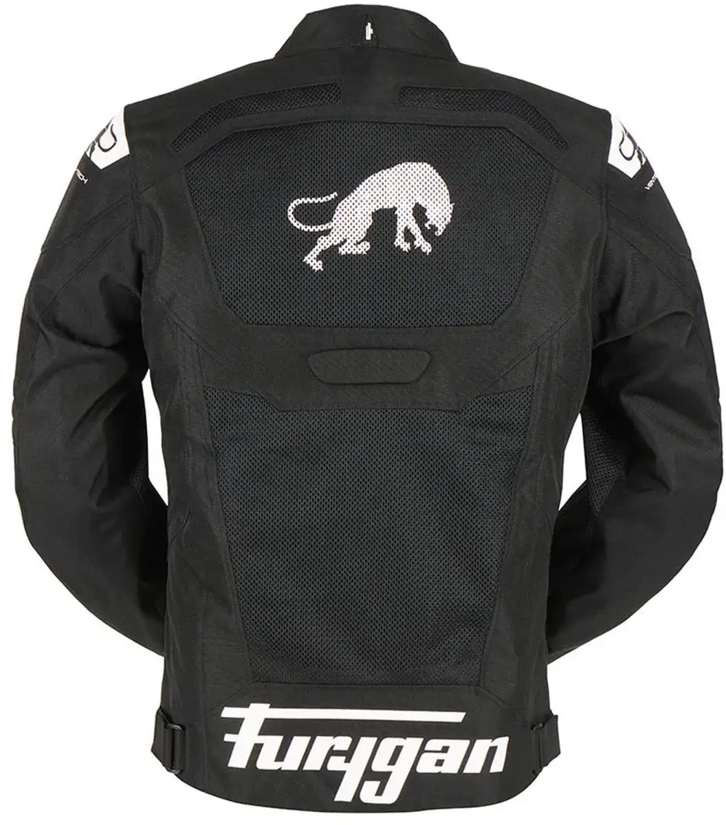 Furygan Atom Vented Evo Jas XXL - Zwart/Wit