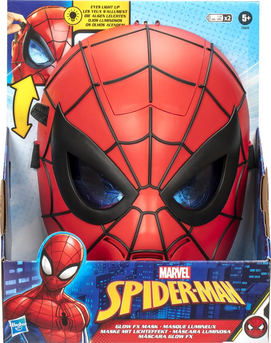 Hasbro Marvel Spider-Man Glow FX Mask - Multicolor
