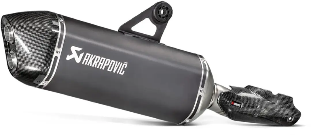 Akrapovic Slip-on Line (Titanium) Blackline BMW R1200GS/Adventure 2013-18 (S-B12