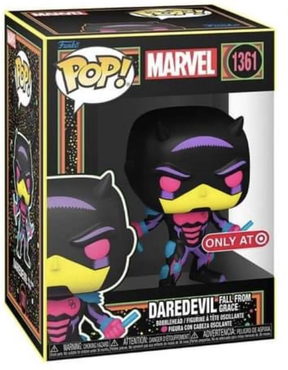 Funko POP! Marvel Daredevil Fall From Grace #1361 - Blacklight