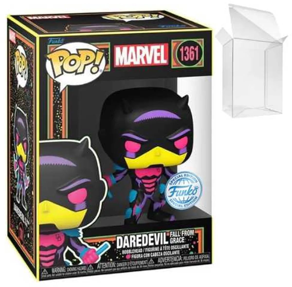 Funko POP! Marvel Daredevil Fall From Grace #1361 - Blacklight