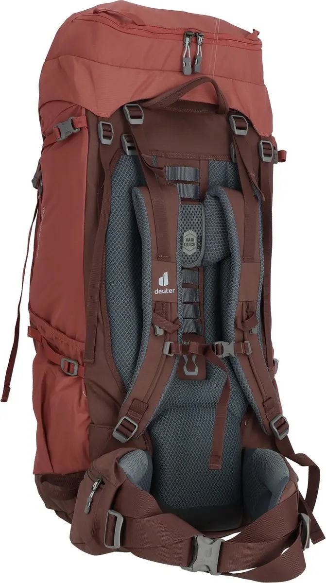 Deuter Voyager 60 Plus Rugzak - 60L - Caspia/Raisin Rood - afbeelding 6 van 6