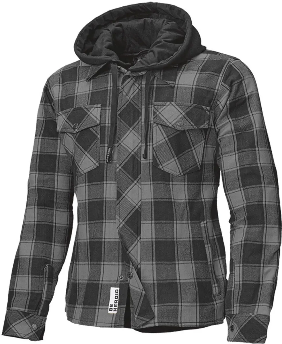 Held Lumberjack II Zwart Grijs Textiele Motorjas