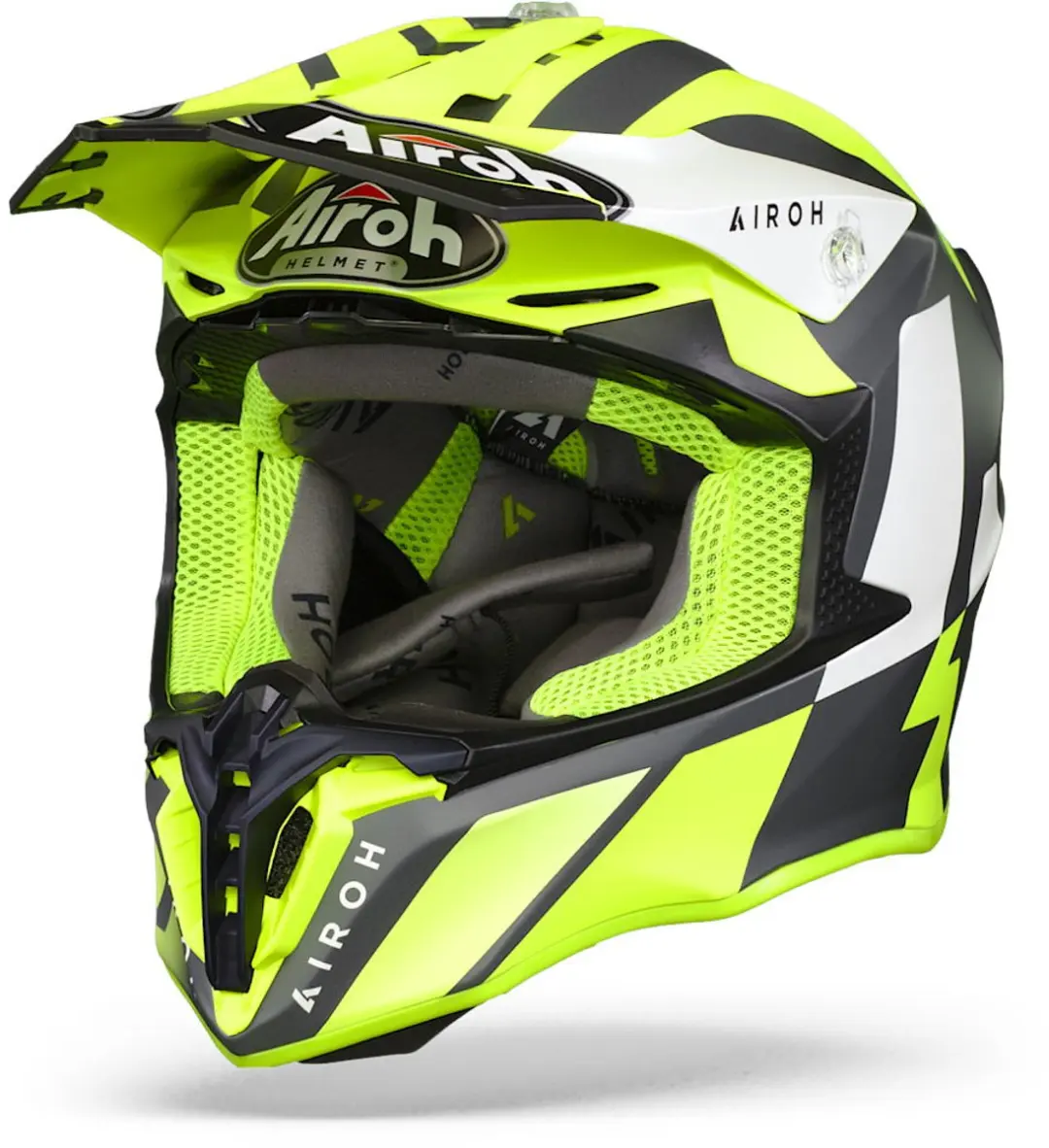 Airoh Twist 2.0 Lift Geel Zwart Crosshelm