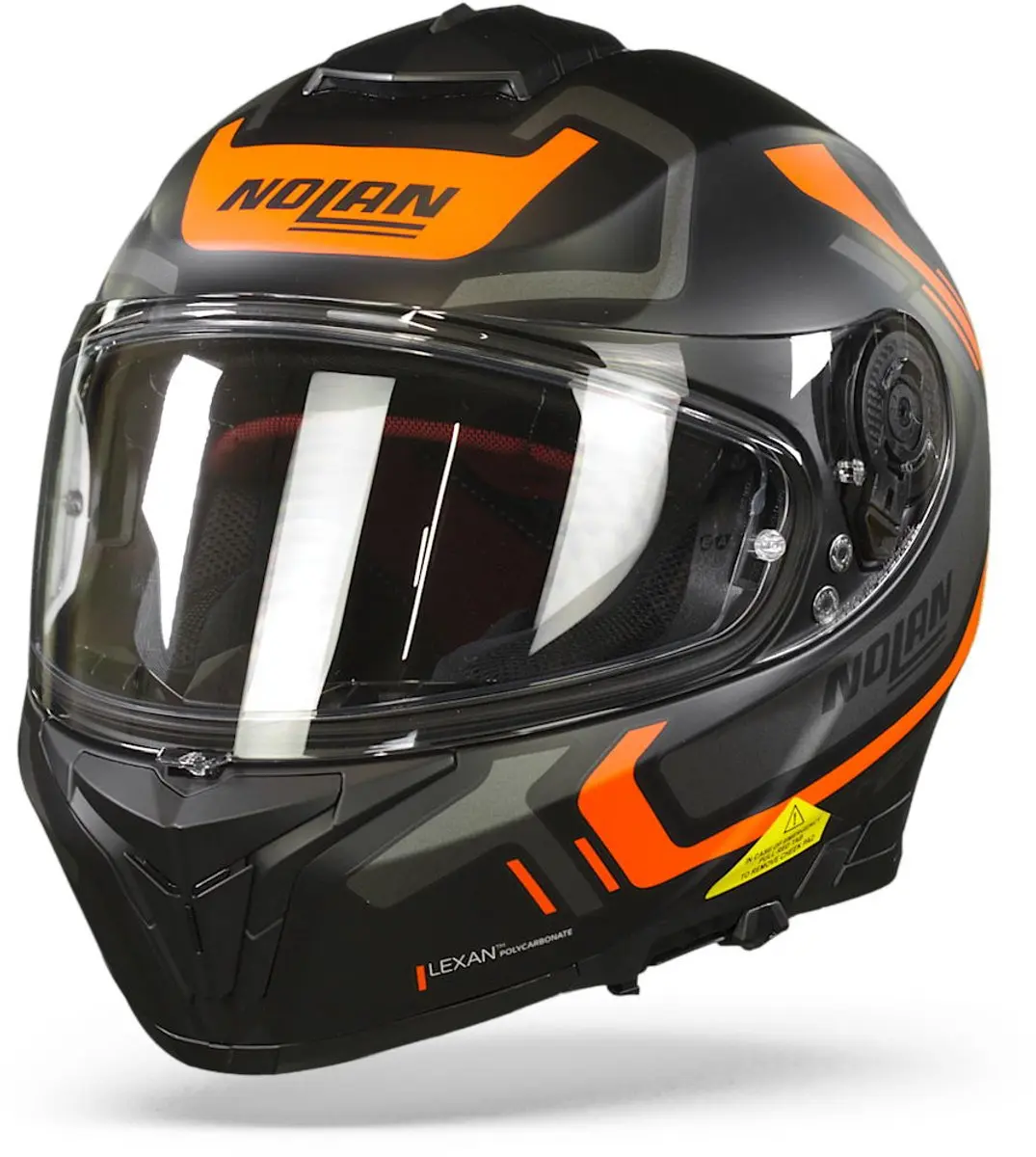 Nolan N80-8 Ally N-Com 41 Flat Black Orange XL