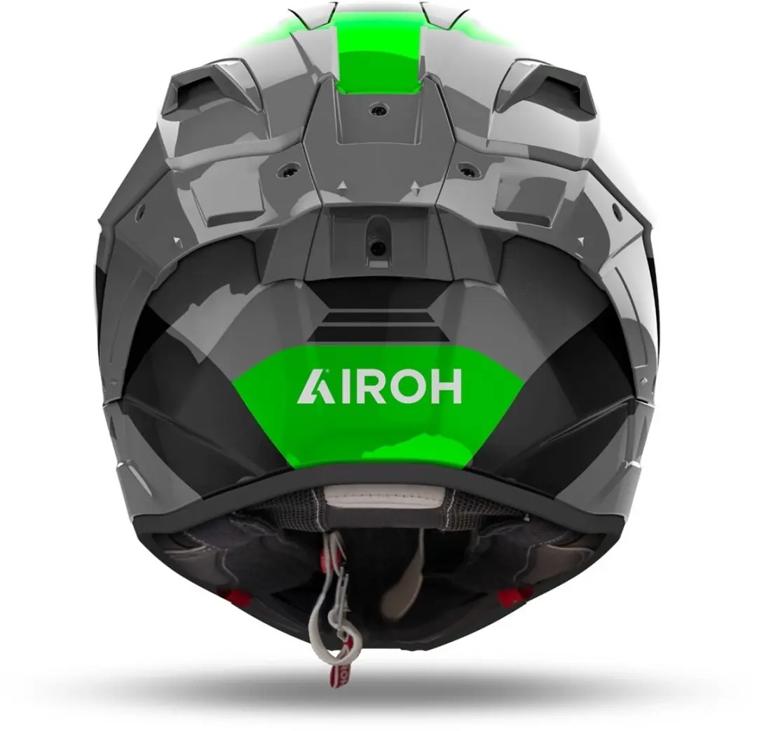 Airoh GP 800 Competition Carbon Helm - Maat L - Zwart/Grijs/Groen