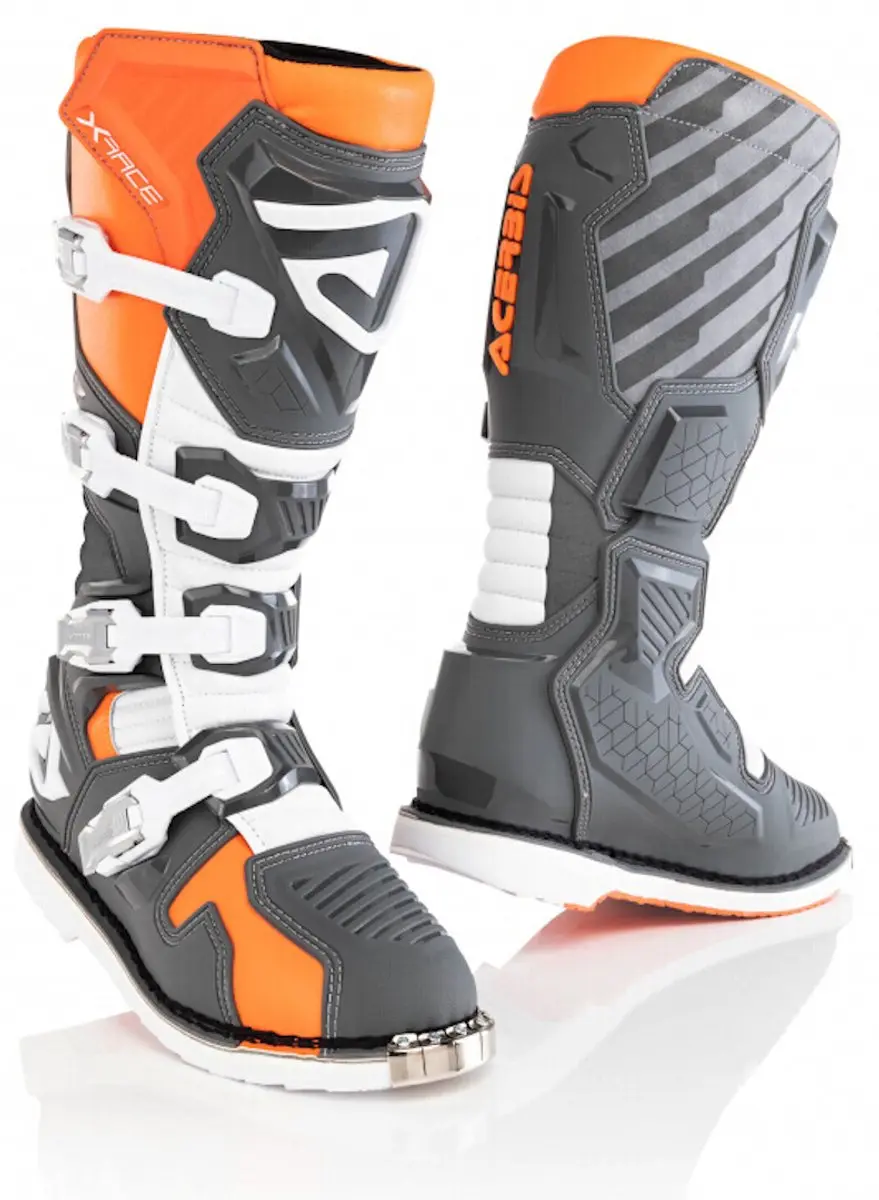 Acerbis X-Race Grijs Oranje Crosslaarzen