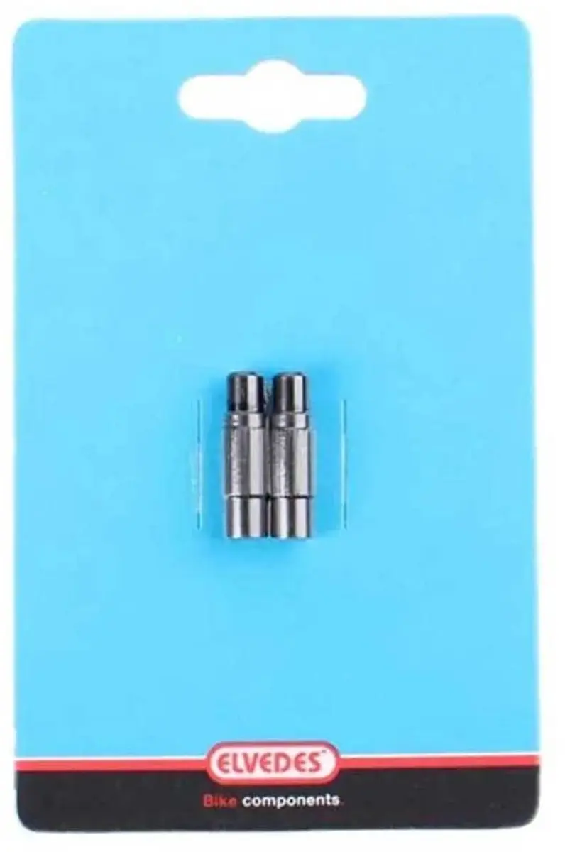 Elvedes Derailleurfijnafstellers 28x4,2mm - 2 Stuks - Zwart