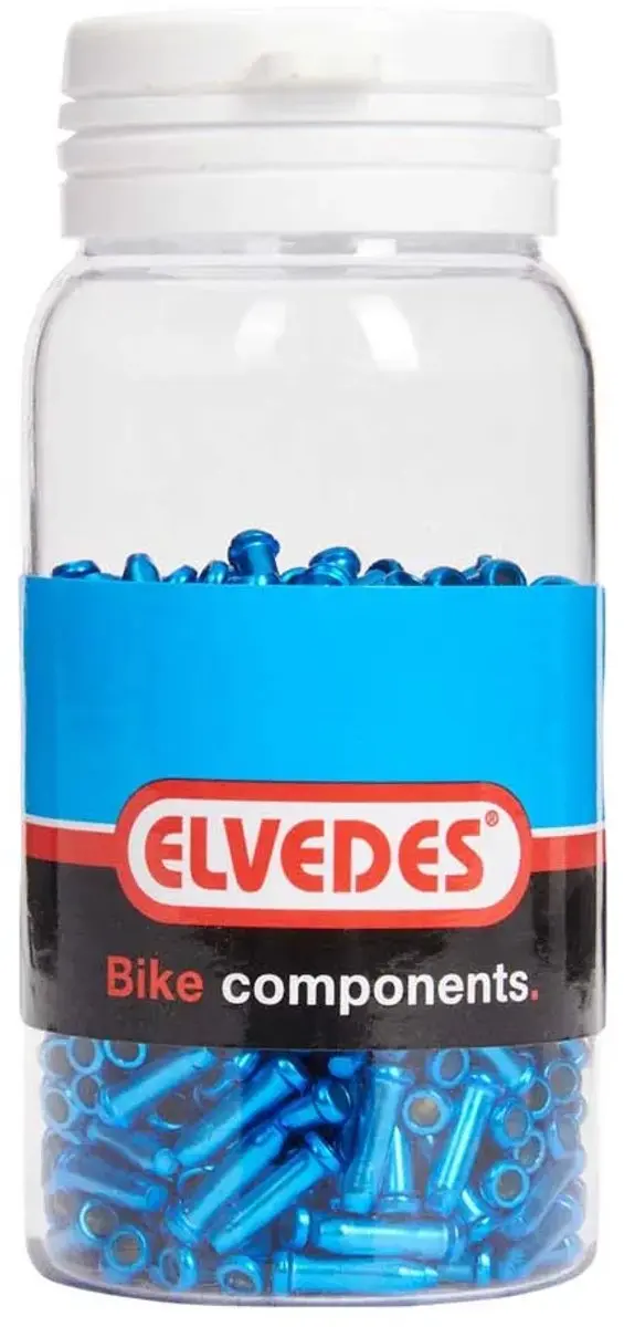 Elvedes Anti-rafel Nippel 2.3mm Blauw 500 Stuks - afbeelding 2 van 4