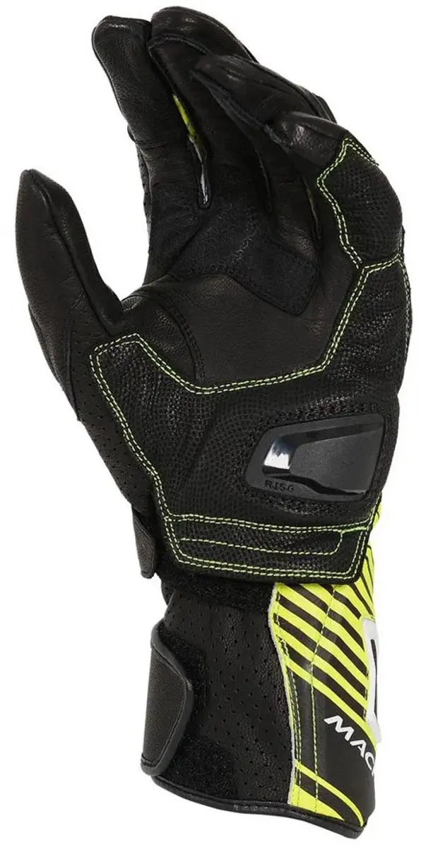 Macna Airpack Motorhandschoen M - Zwart/Geel