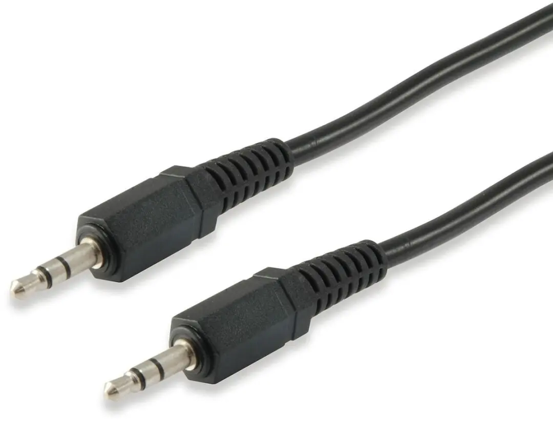 Equip Audio Jack Kabel 3.5mm - Zwart - afbeelding 2 van 3