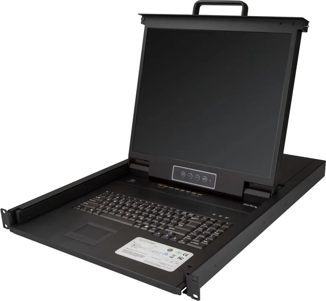 StarTech 1U 8 poorts VGA rackmonteerbare KVM console