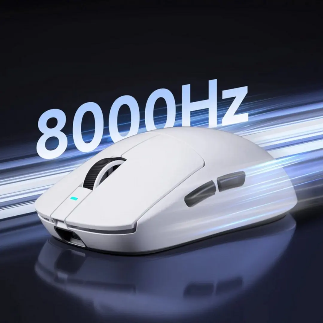 MCHOSE A7 Ultra Wireless Gamingmuis - 42.000 DPI - 8000Hz Wit - afbeelding 3 van 5