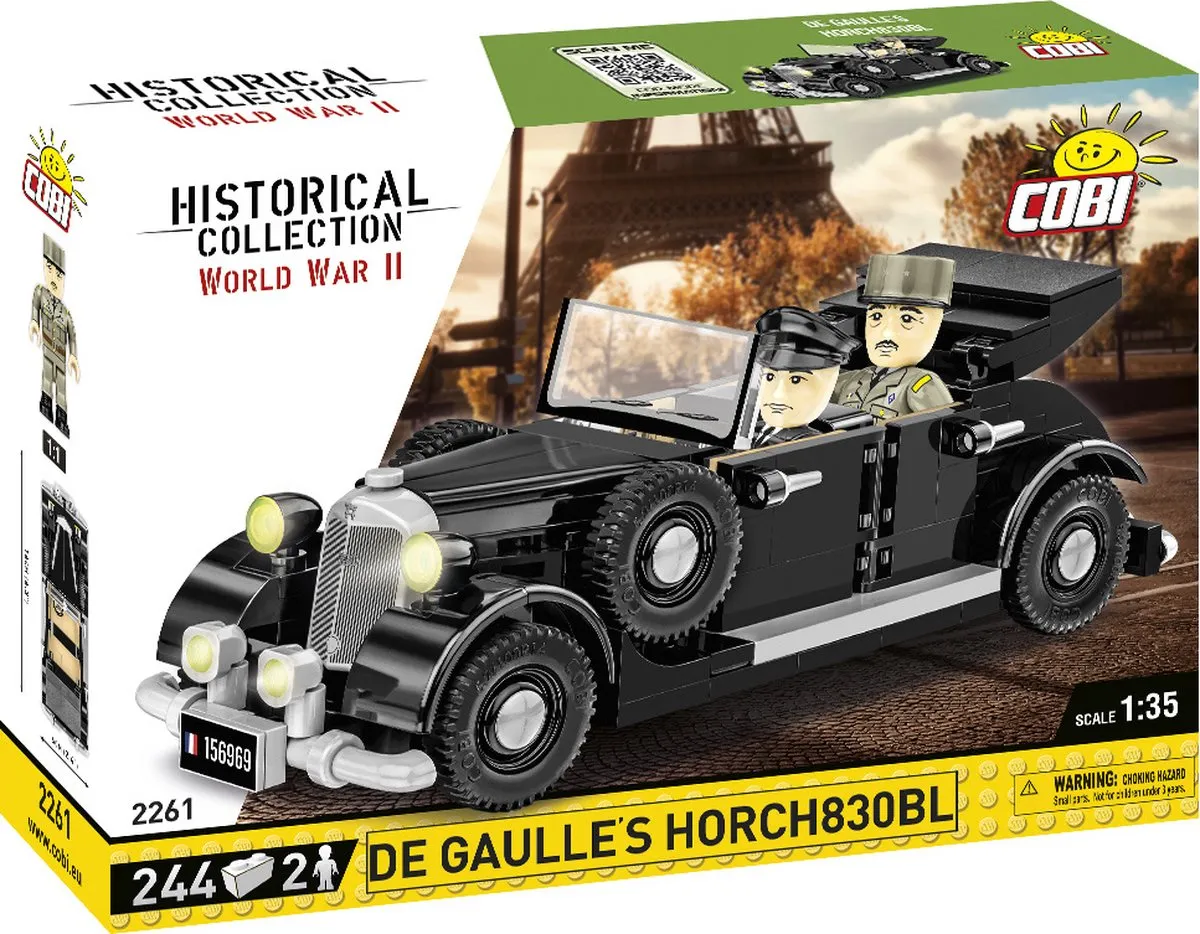 Cobi WW2 2261 De Gaulle's Horch 830BL