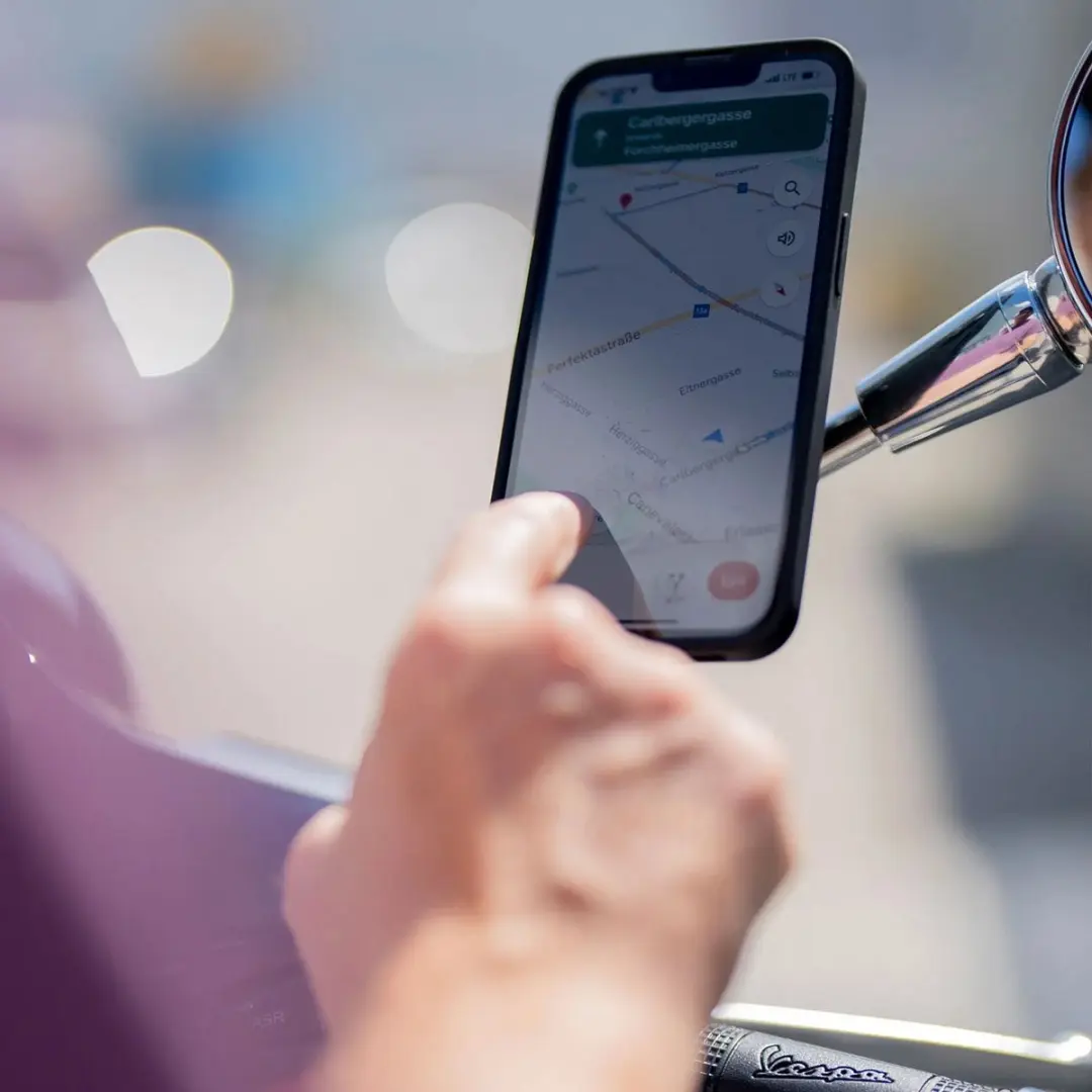 SP Connect Mirror Mount Pro SPC+ Telefoonhouder Scooter - Zwart