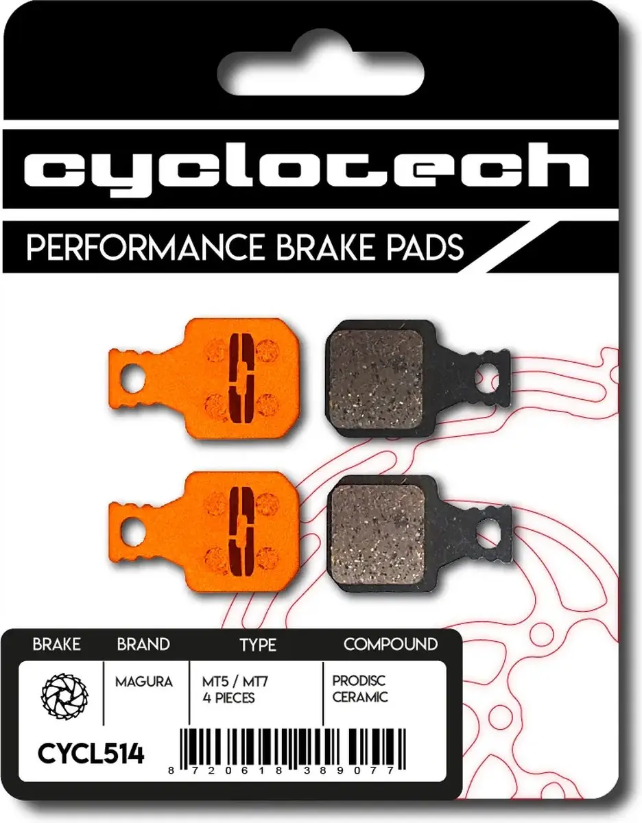 Magura MT5 / MT7 9.2 Keramische Remblokken, Cyclotech Prodisc Ceramic