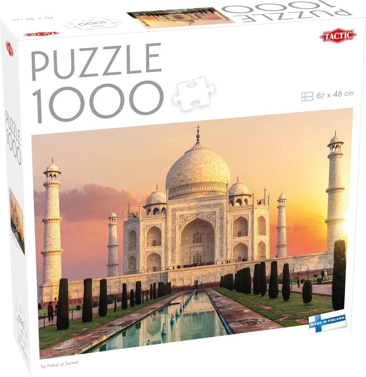 Tactic Puzzle 1000 Taj Mahal bij Zonsondergang