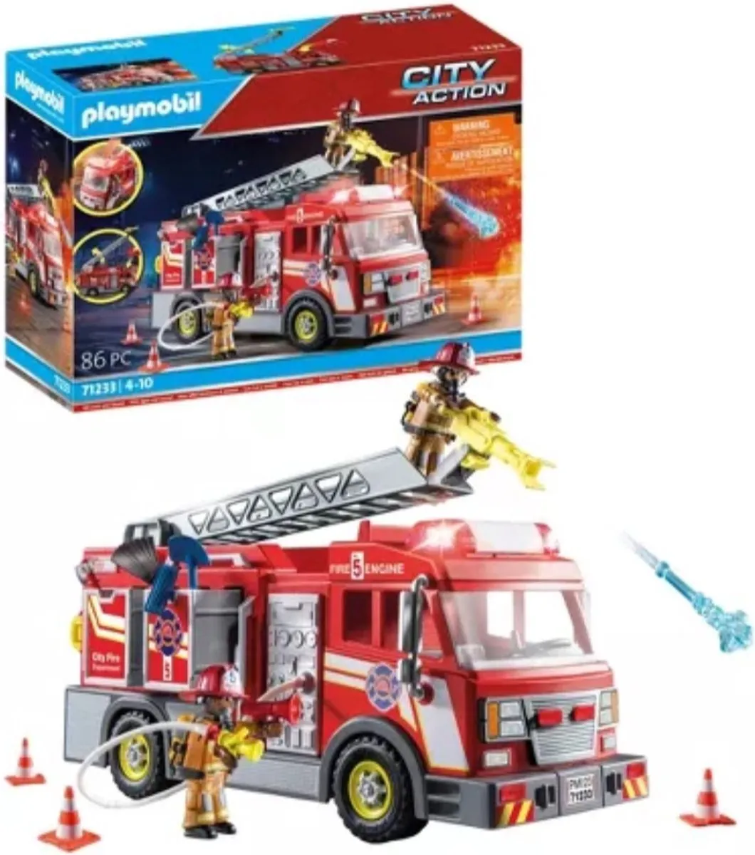 Playmobil Brandweerwagen 71233 - Multicolor