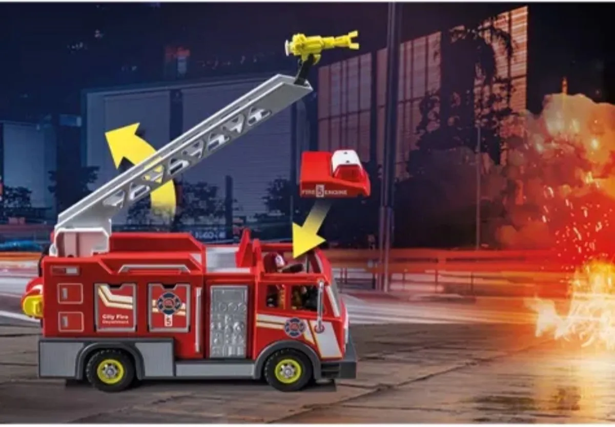 Playmobil Brandweerwagen 71233 - Multicolor