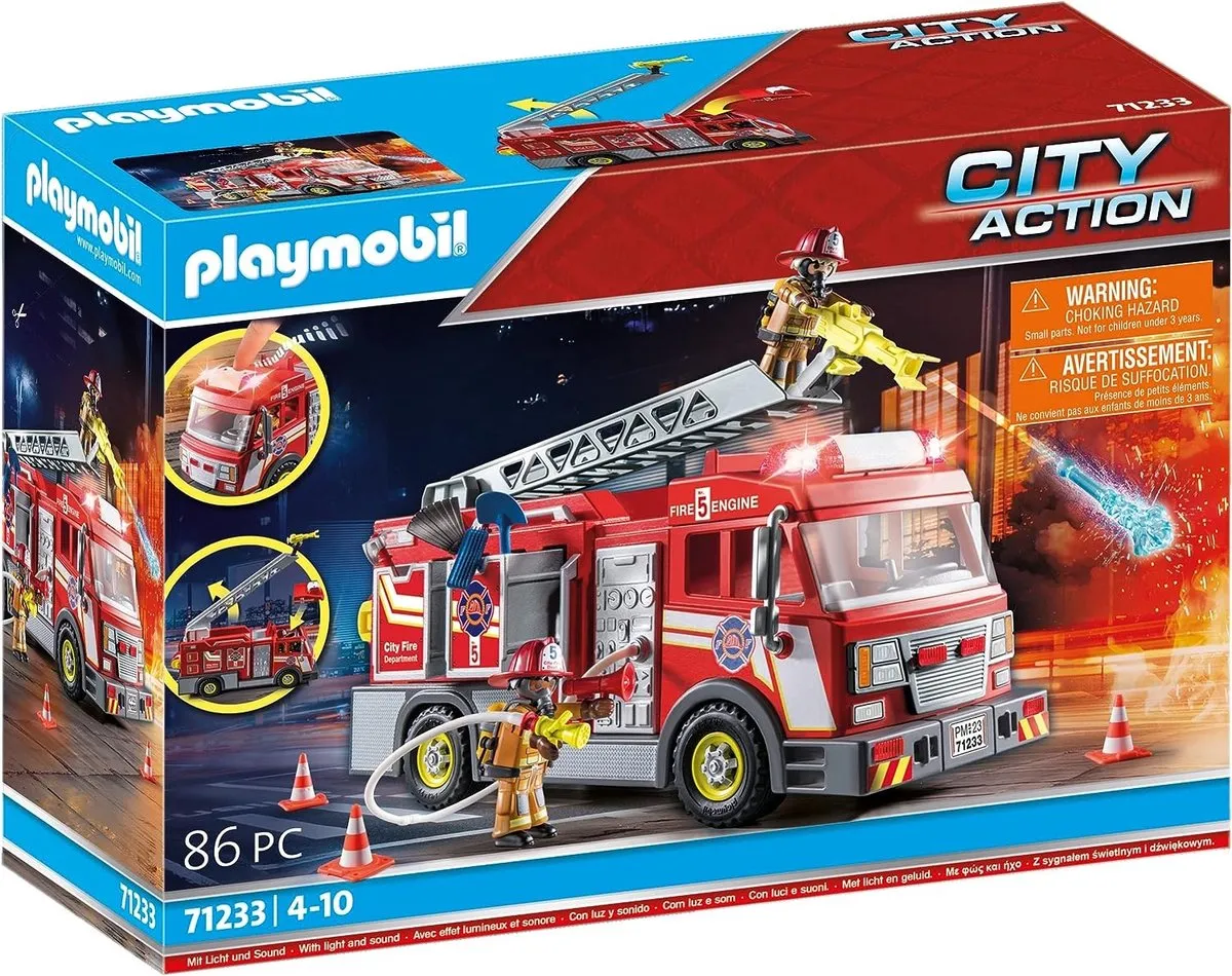 Playmobil Brandweerwagen 71233