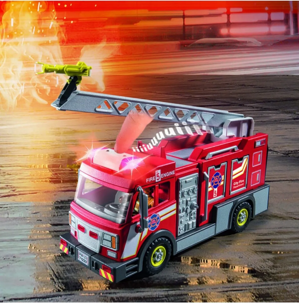 Playmobil Brandweerwagen 71233 - Multicolor