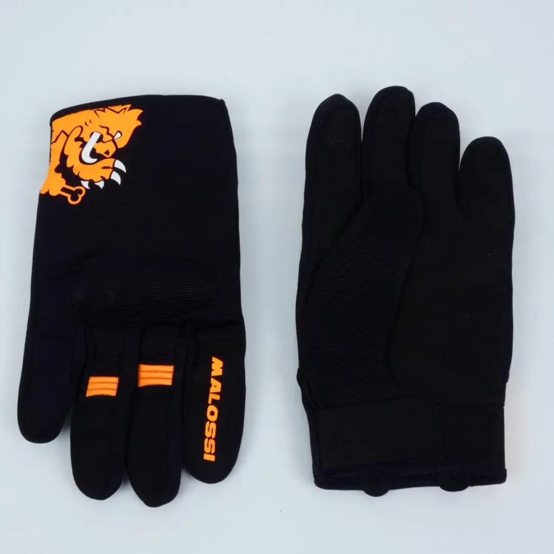 Gant moto route été Malossi M-Gloves Orange pour homme / femme Taille L Neuf