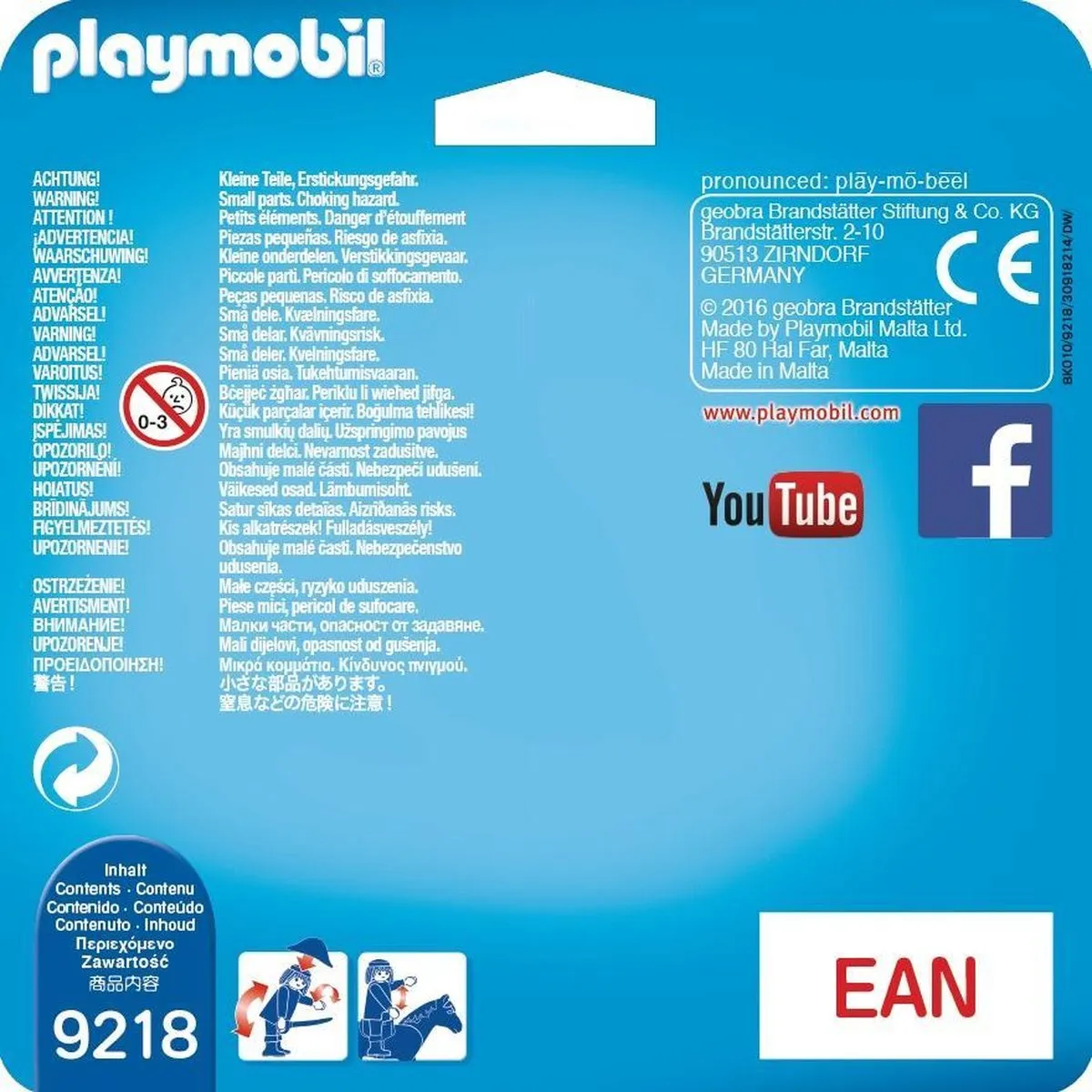 Playmobil DuoPack Politieagent & Dief 9218 - Multicolor