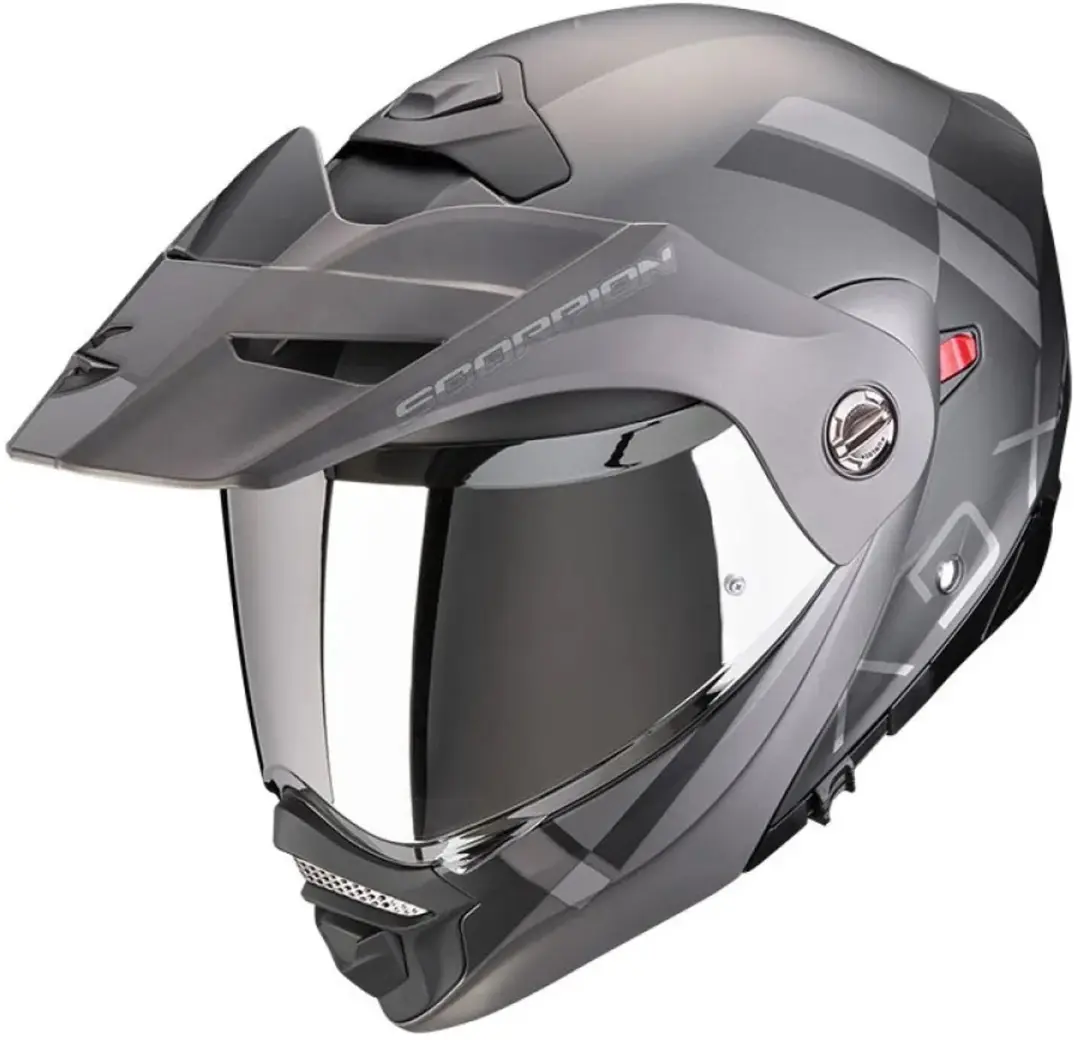Scorpion ADX-2 Galane Adventure Helm - S - Zwart/Zilver