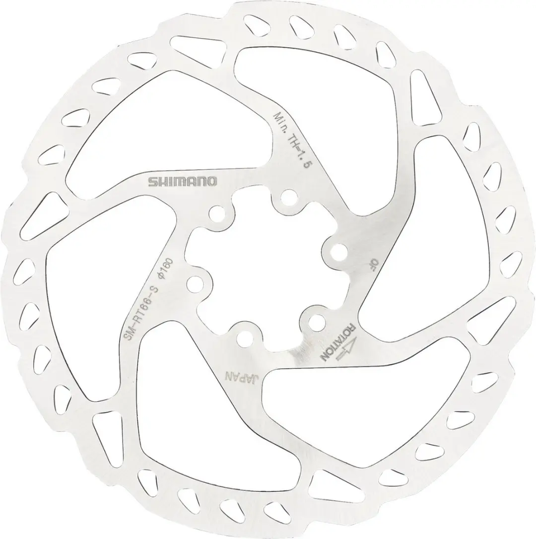 Shimano SM-RT66S SLX Remschijf 160mm - Zilver