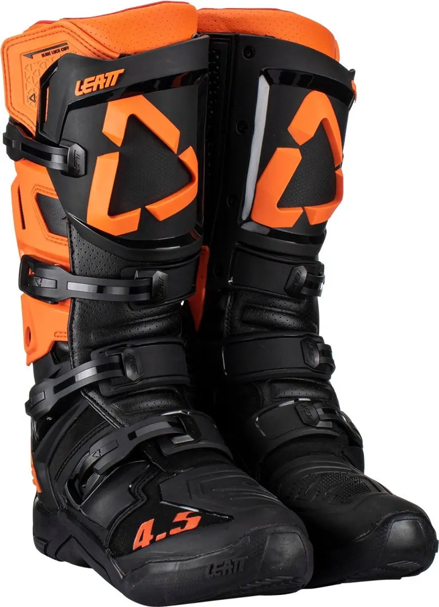 Leatt 4.5 Zwart Oranje Crosslaarzen