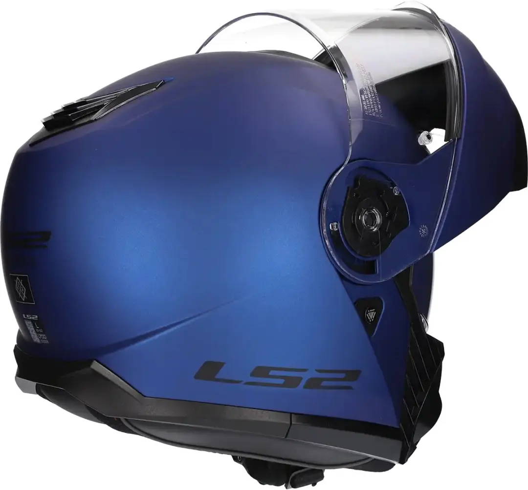 LS2 FF908 Strobe II Mat Navy Systeemhelm - Maat S