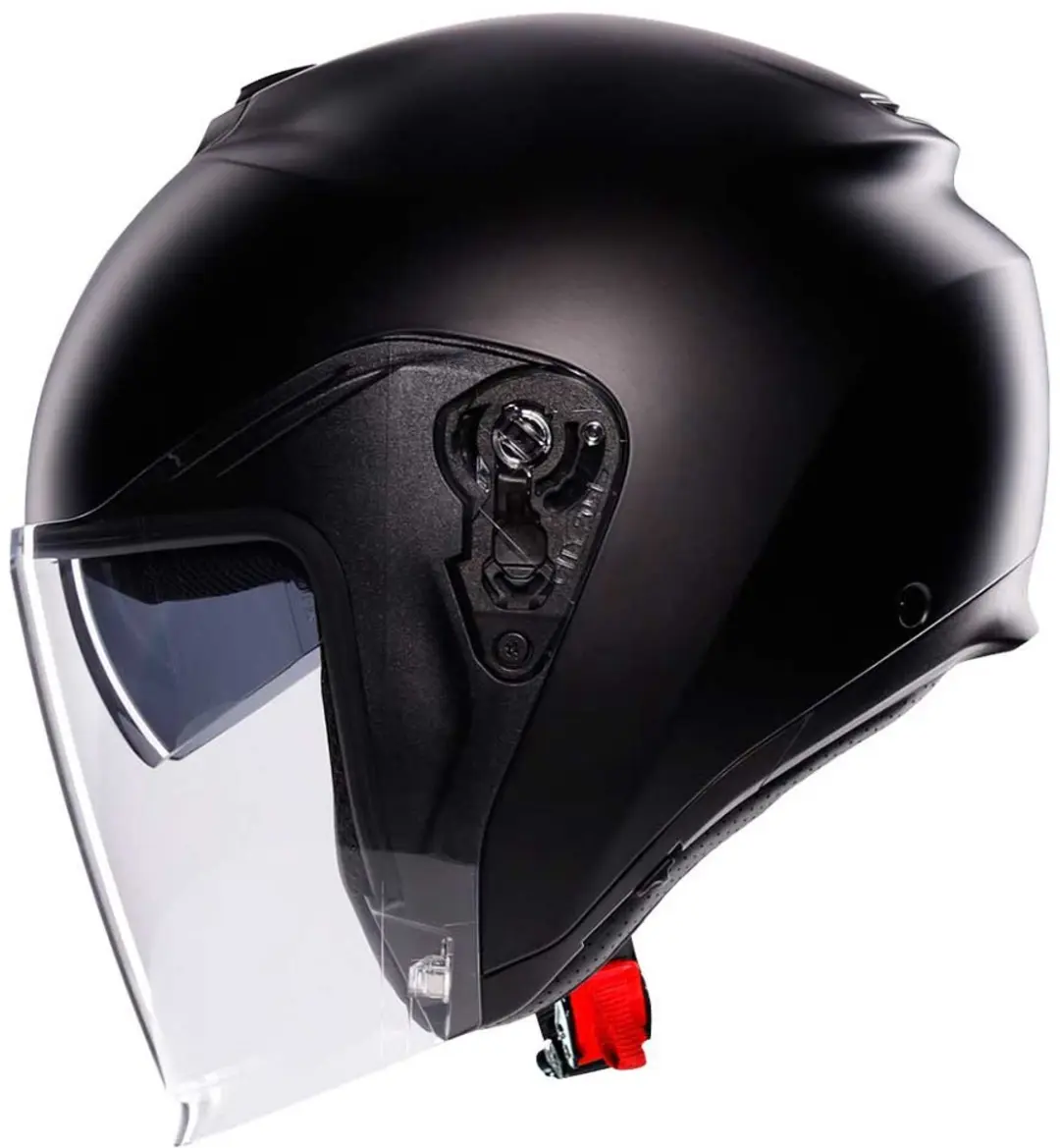 AGV Irides Mono Logo Jethelm - Mat Zwart