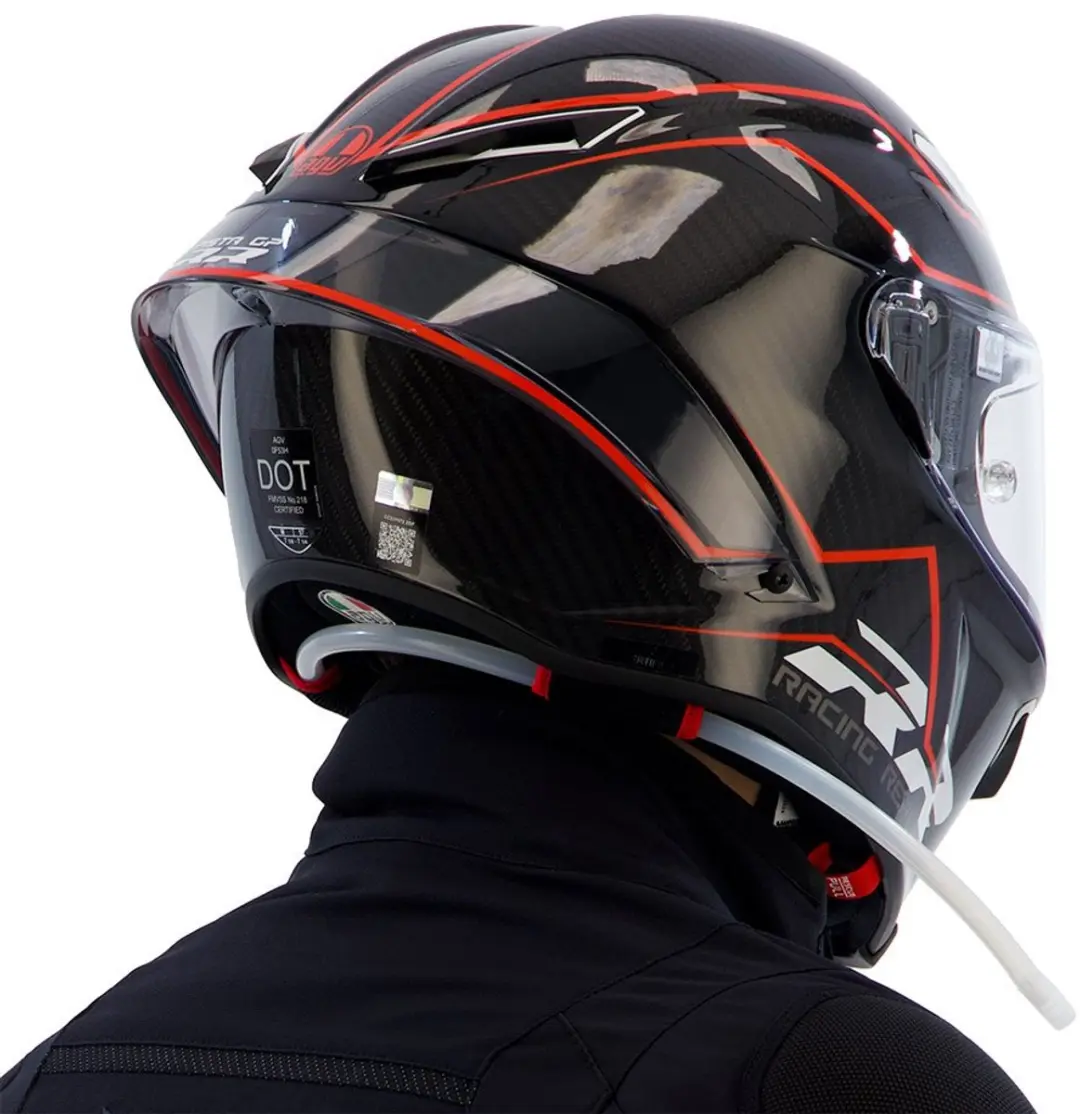 AGV Pista GP RR Carbon Integraalhelm - Maat S - Zwart/Rood