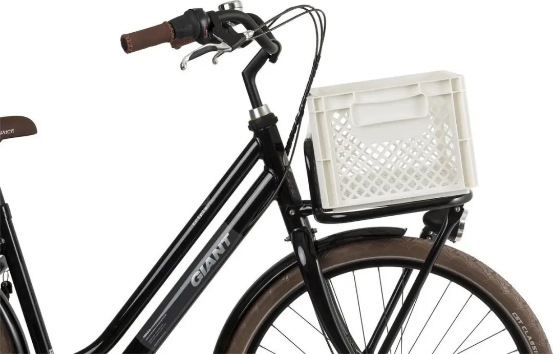 FastRider Fietskrat Medium Wit 22L