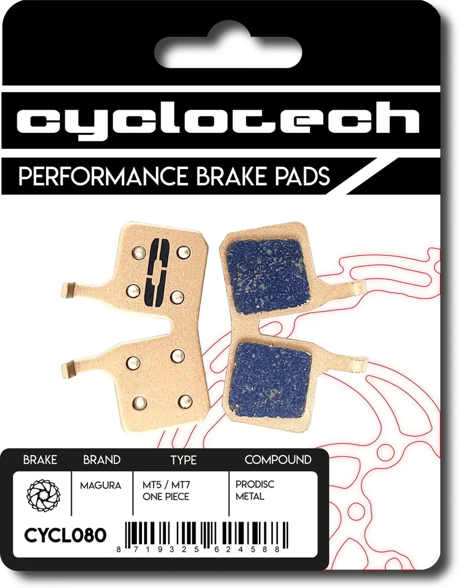 Prodisc Metal Remblokken voor Magura MT5