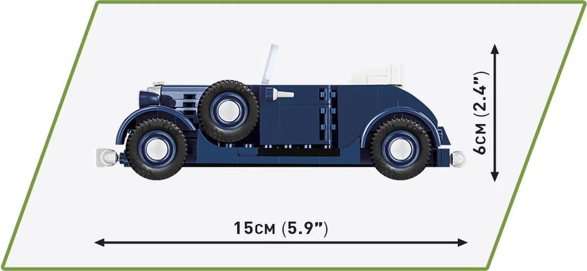 Cobi Horch 830BK BK Cabriolet 2262 - 243 Onderdelen - 1:35