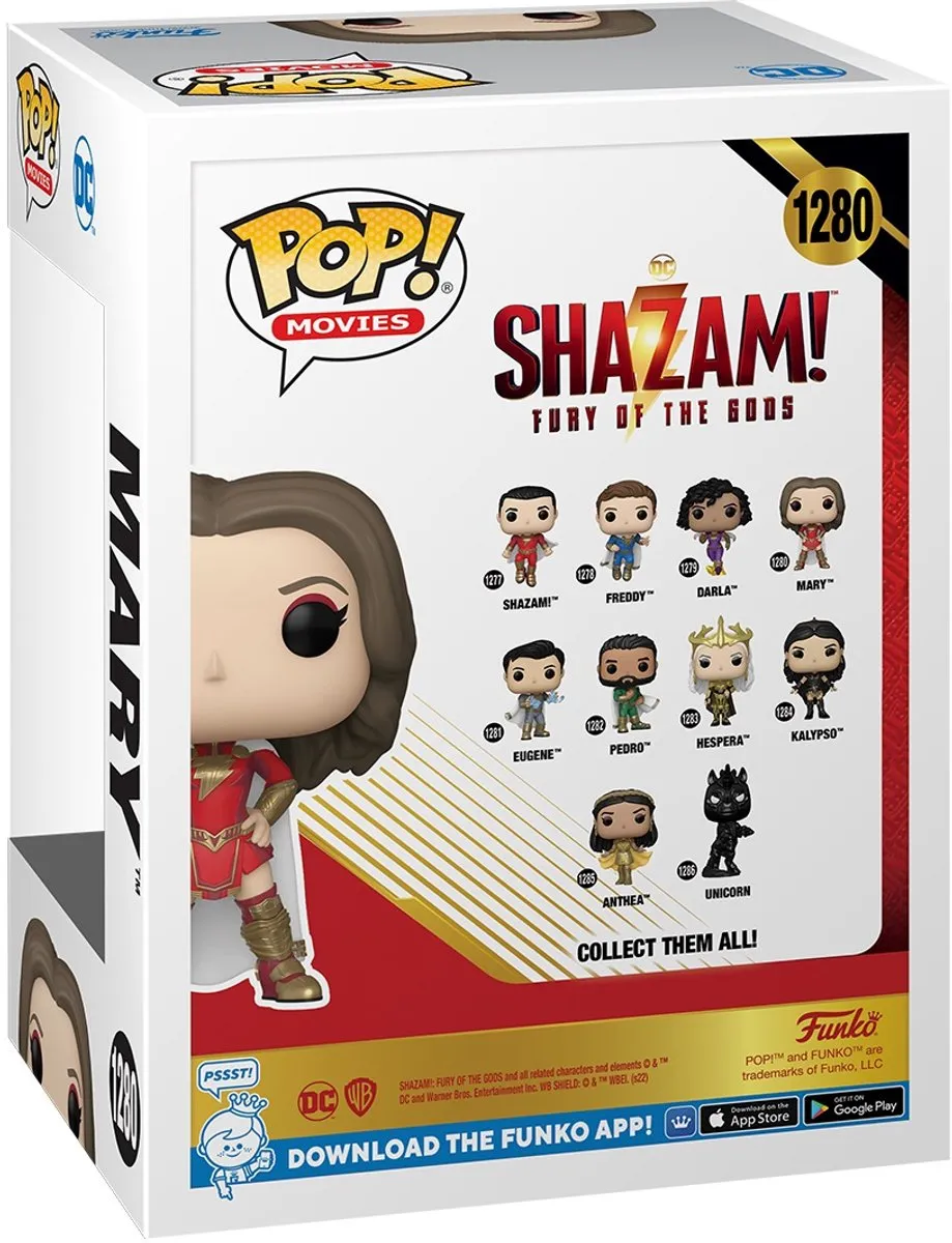 Funko DC Comics POP! Movies Shazam Mary 69123 Verzamelfiguur - 9 cm - Multicolor