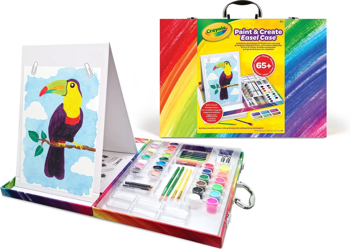 Crayola Hobbypakket Schildersezelkoffer - Veelkleurig