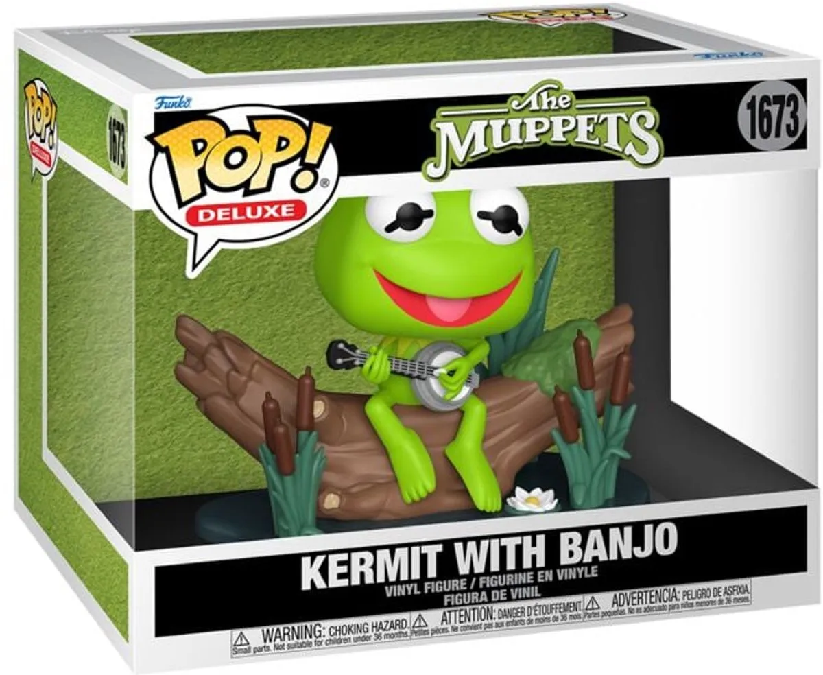 Funko The Muppets Kermit With Banjo Pop! Deluxe 1673