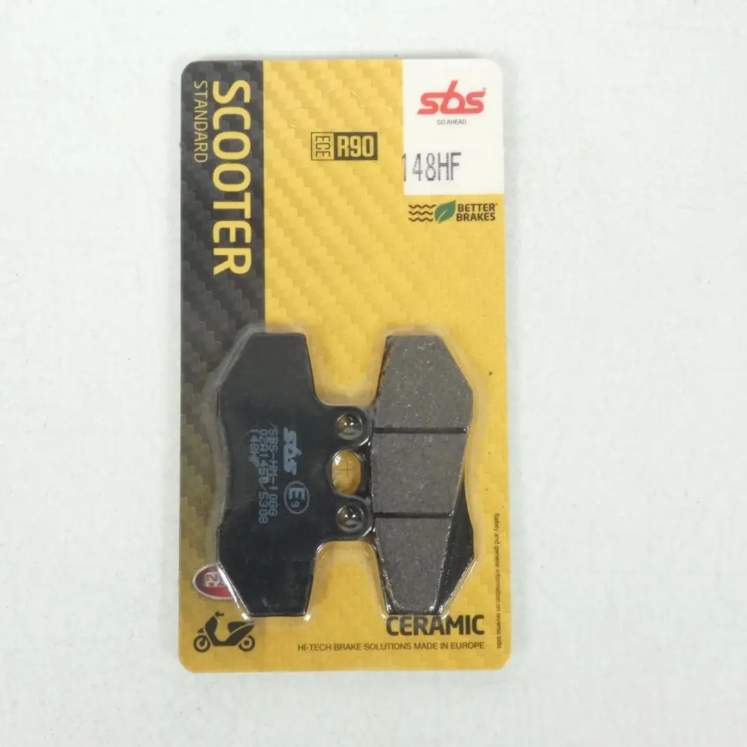 Plaquette frein AV Carbone Céramique SBS pour moto HRD 50 Sonic 148HF Neuf