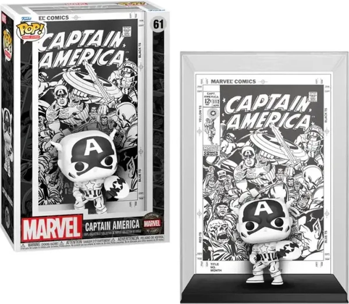 Funko Pop Marvel 85th Captain America #61 - Multicolor