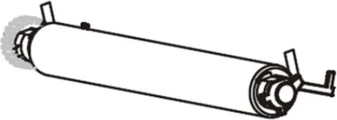 Zebra Druckwalze 105934-034 - Zwart