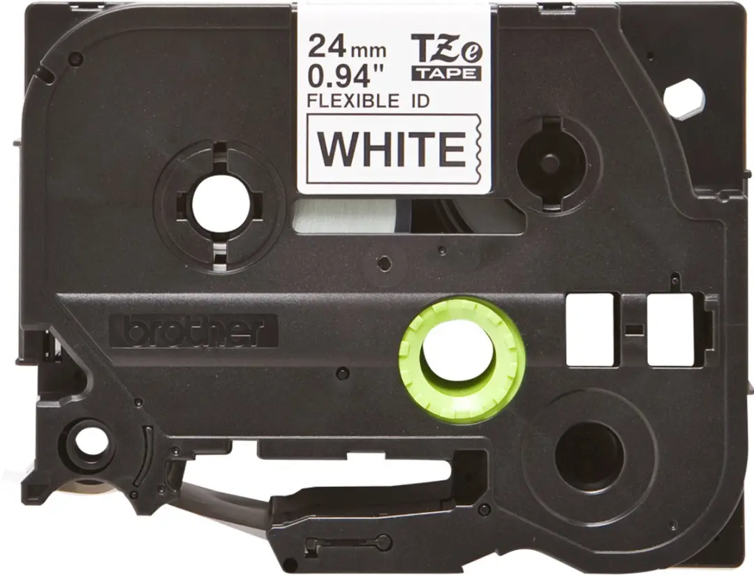 Brother TZe-FX251 Labeltape - Wit 24mm 8m - afbeelding 7 van 10