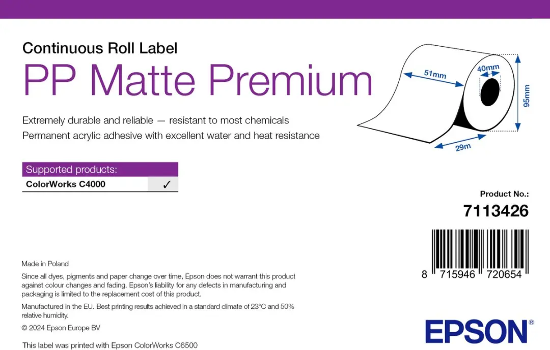 Epson 7113426 - 24 Stuks Wit