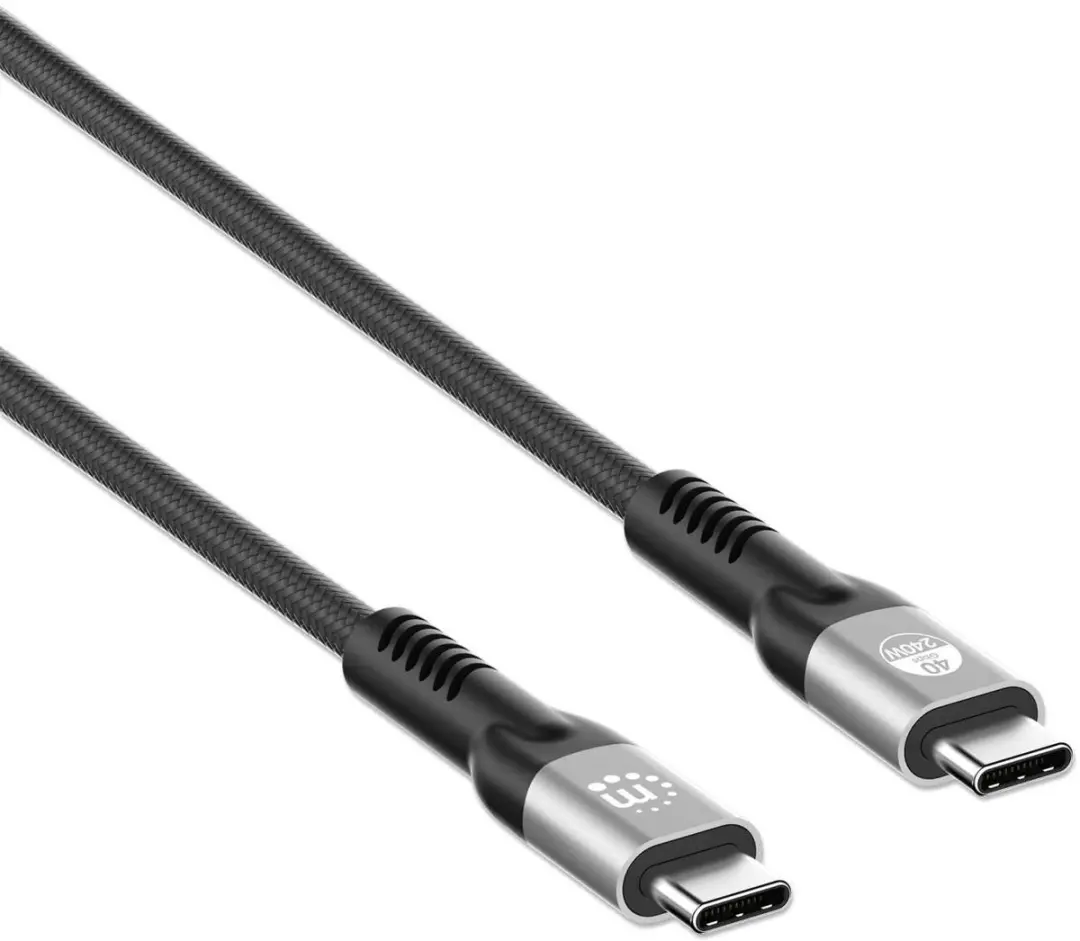 Manhattan 356381 USB-C-kabel 2m - 240W - USB4 - 8K - afbeelding 4 van 6