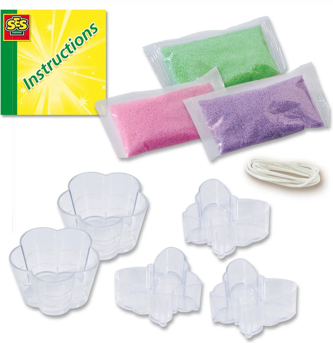 SES Creative Creatieve Kaarsen Knutselset - Zandkleur